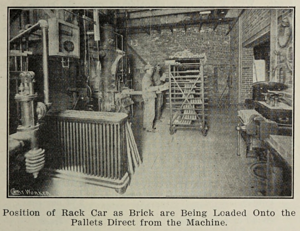 Chicago Hydraulic Pressed Brick Company, Hydraulic Press and Rack Car