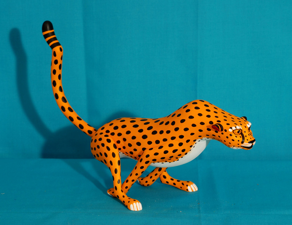 Oaxaca Mexico Cheetah Wood Carving a photo on Flickriver