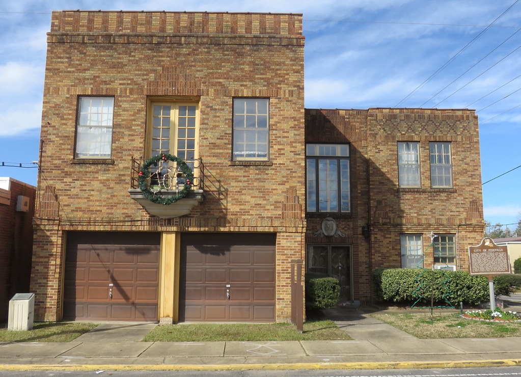 Old Pineville, Louisiana City Hall and Fire Station Flickr