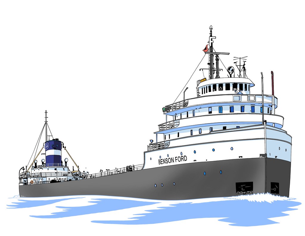 benson ford 1 color The freighter Benson Ford (1) was buil… Flickr