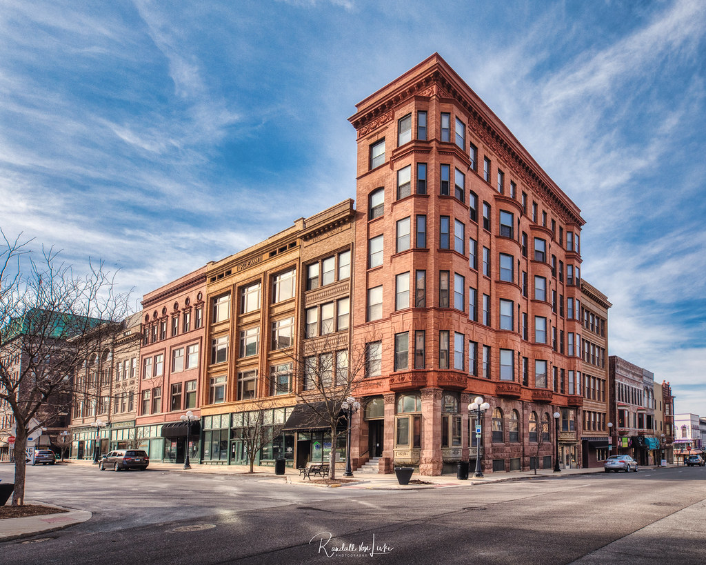 Corn Belt Bank Building, Courthouse Square, Bloomington, I… Flickr