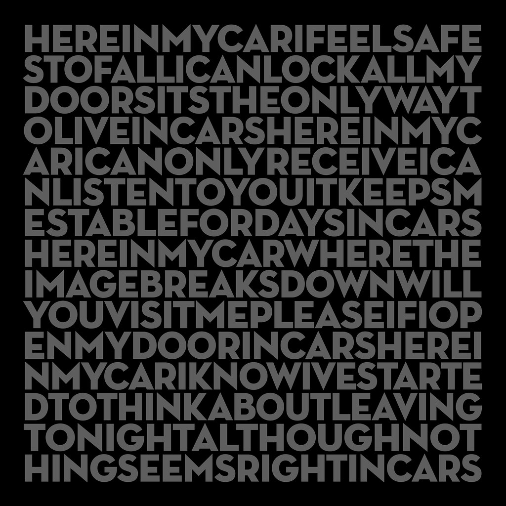 Cars Gary Numan Lyrics a photo on Flickriver