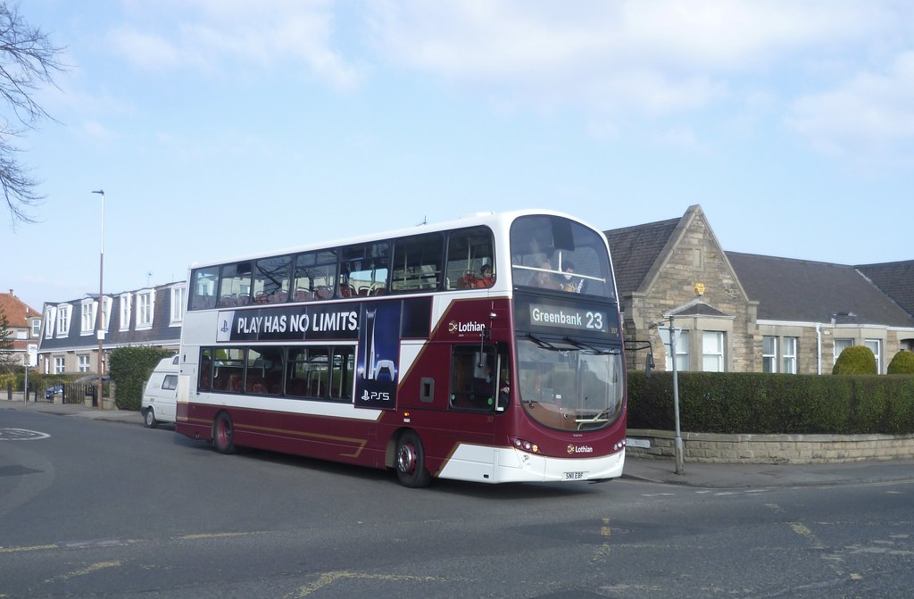 Lothian 357 at Clark Road, Edinburgh. Fleet number 357 was… Flickr