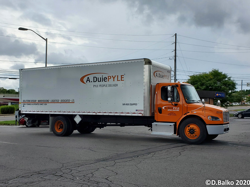 A. Duie Pyle Freightliner M2 106 Box Truck a photo on Flickriver