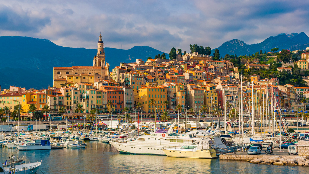 Menton in Winter Light Even in winter Menton (Côte d'Azur,… Flickr