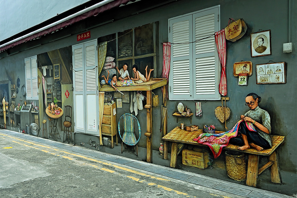 Wall Mural The 12m wall mural, My Chinatown Home in the 19… Flickr