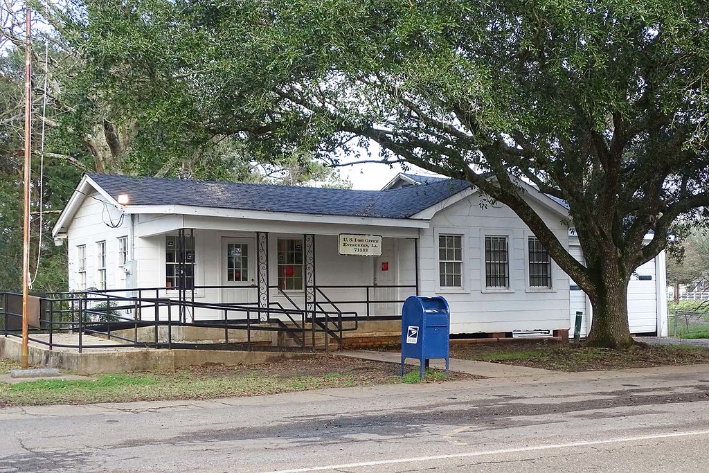 Evergreen, LA post office Avoyelles Parish. Photo by J Gal… Flickr