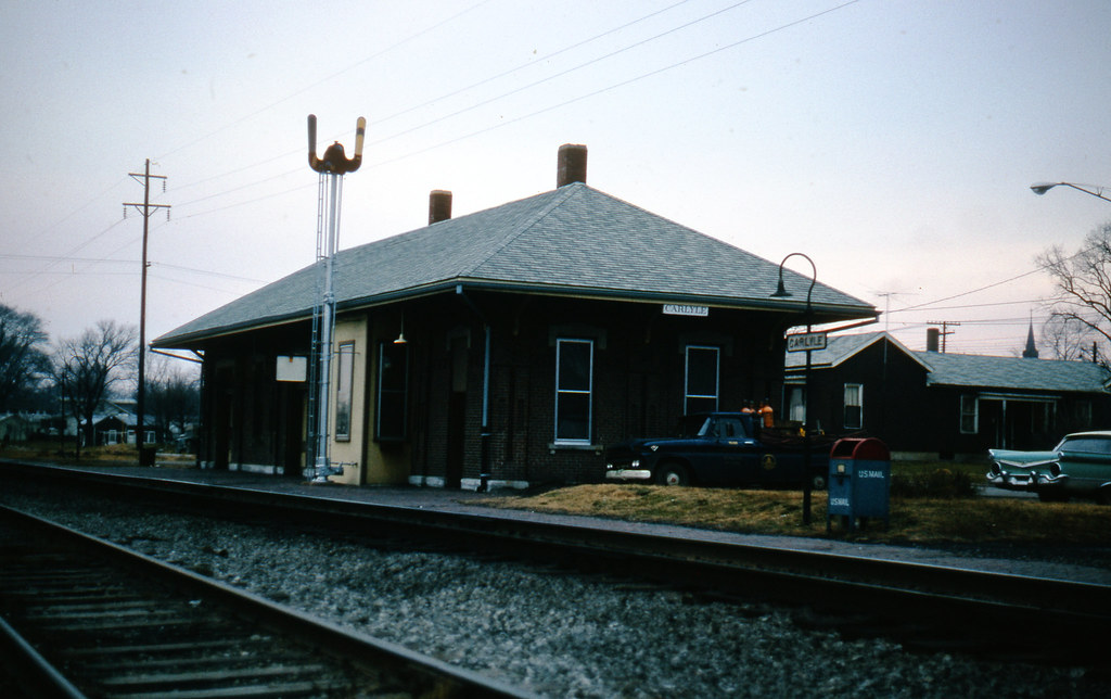 Thomas Underwood Coll B&O027 Station Carlyle, IL December … Flickr