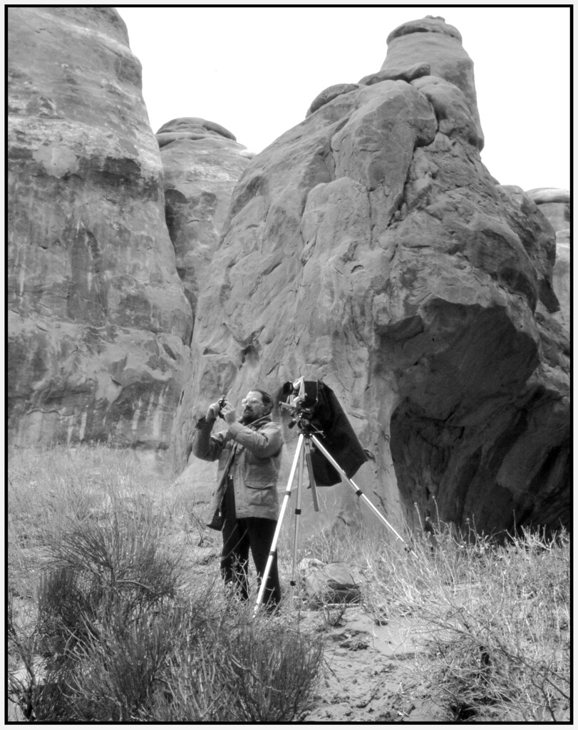 Surveyor. Utah My earliest foray into 4x5 film was wit… Flickr