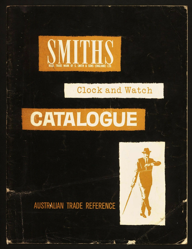 Smiths Clock and Watch Catalogue 1950s Australian Trade Reference
