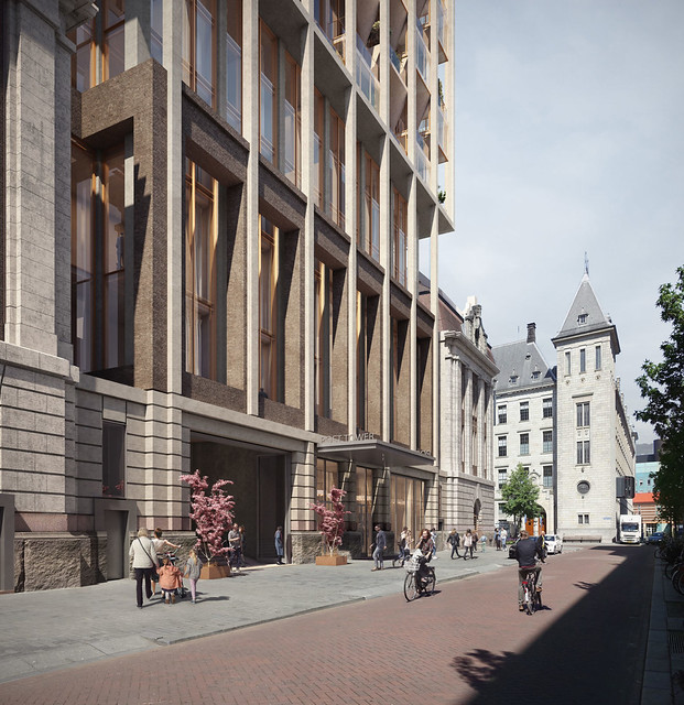 POST Rotterdam monument met woontoren, bouw gestart Nieuwbouw