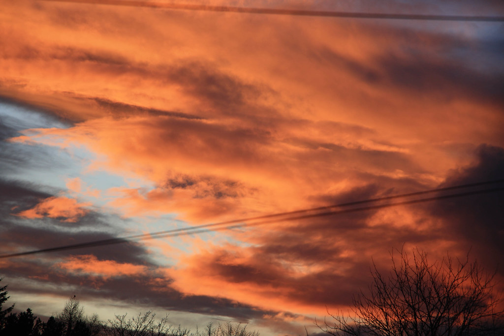 Sunset over Glenrothes Flickr