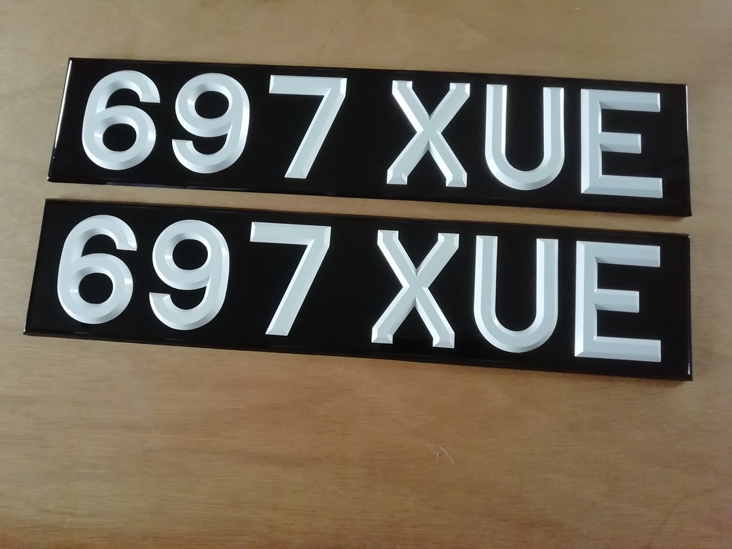 new no plates Period correct no plates harvey wade Flickr