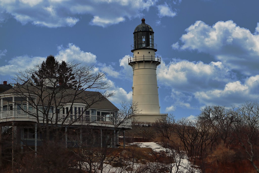 LIGHTHOUSE AT TWO LIGHTS One of two lighthouses at Cape El… Flickr