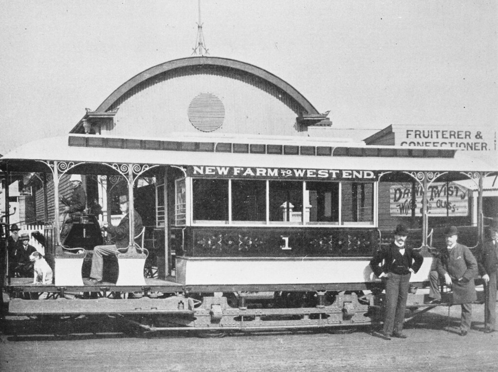 New Farm to West End tram no. 1 a photo on Flickriver