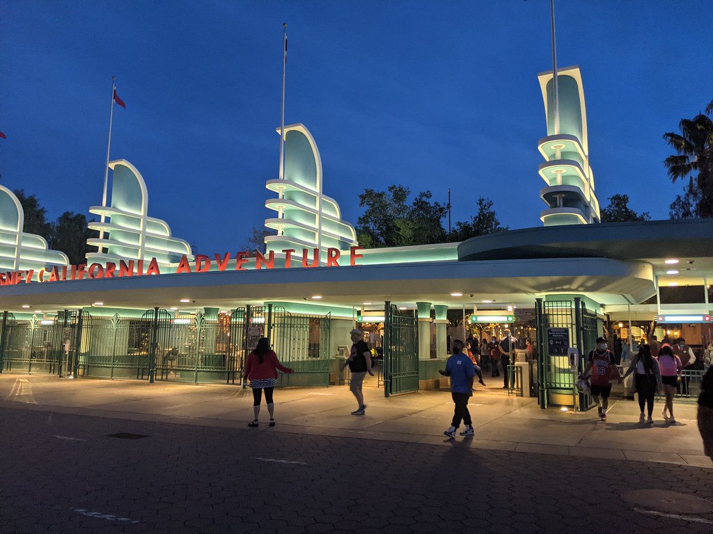 California Adventure entrance, Disneyland, Anaheim, Califo… Flickr