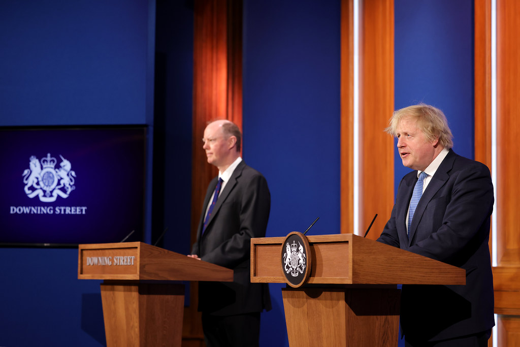 Prime Minister Boris Johnson Covid19 Presser Easter Monday a photo