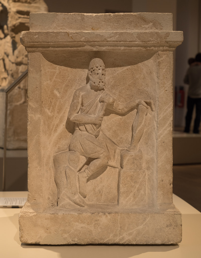 Roman relief pedestal with gods, from Köln Vulcan Flickr