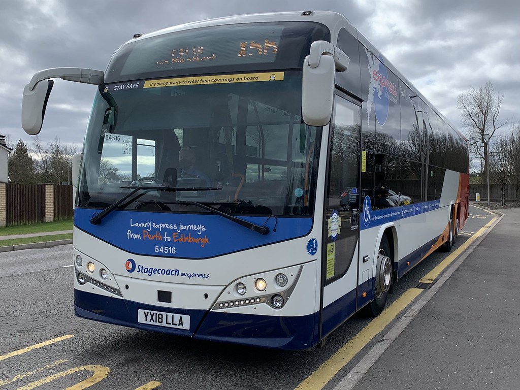 54516 at Kinross park and ride Railway transport photography Flickr
