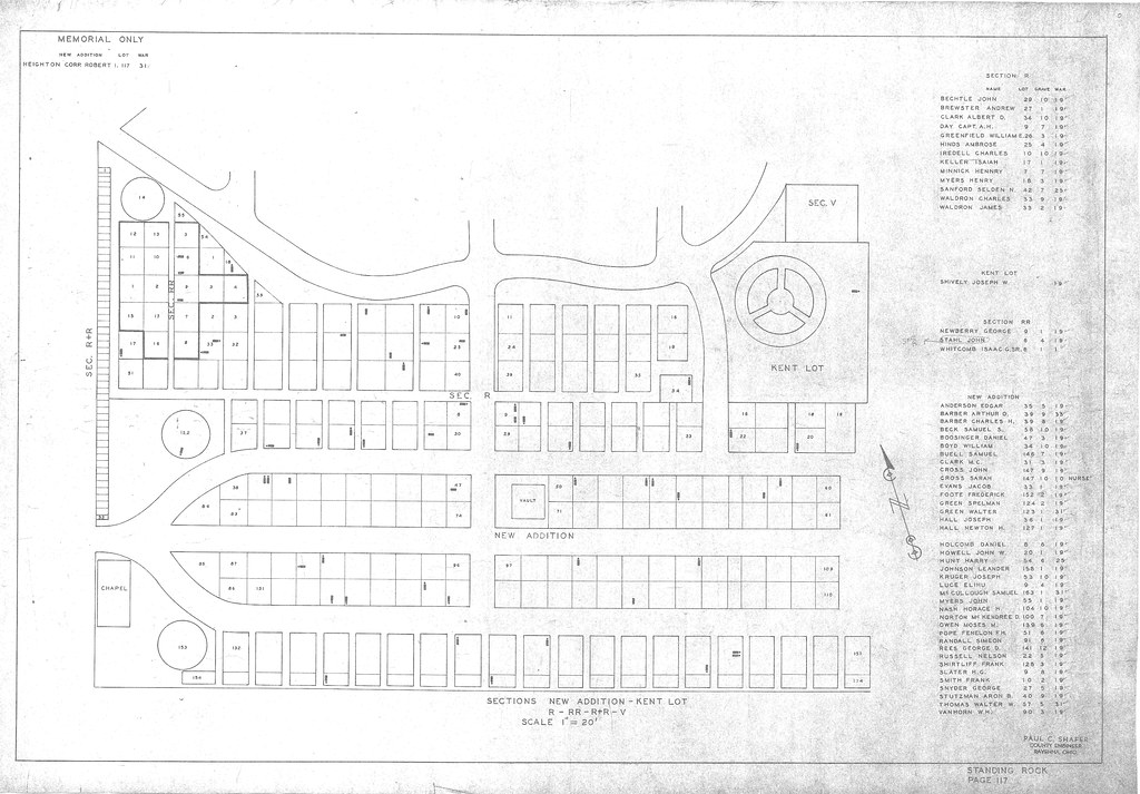 WPA CEMETERY PLAT MAPS PORTAGE COUNTY FRANKLIN TWP S… Flickr