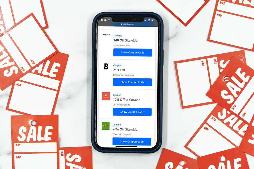 Online Discount Codes Sale tags are loosely placed around … Flickr