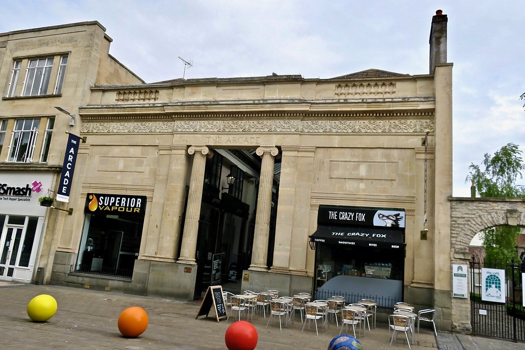 The Arcade, Bristol, UK The Arcade, Broadmead, Bristol, En… Flickr