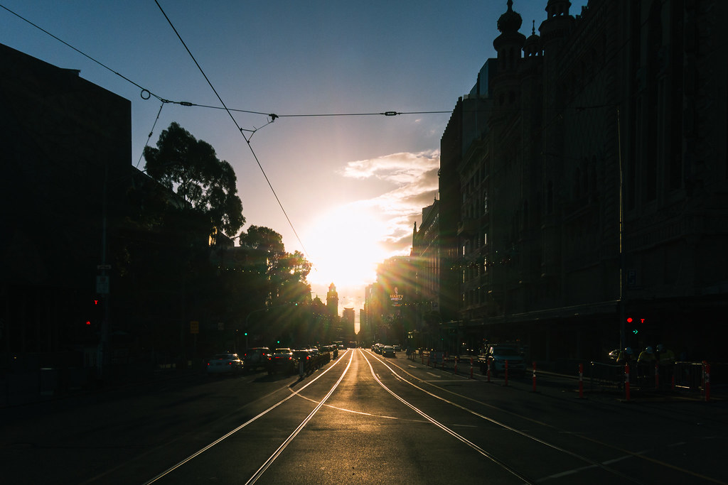 Sundown January 2021, Canon S100. Melbourne. Great sunset … Flickr