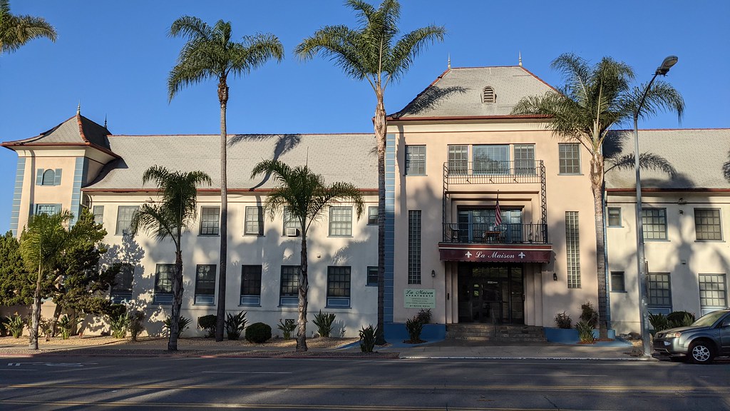 La Maison Apartments 1950s(?) apartments with a French fla… Flickr