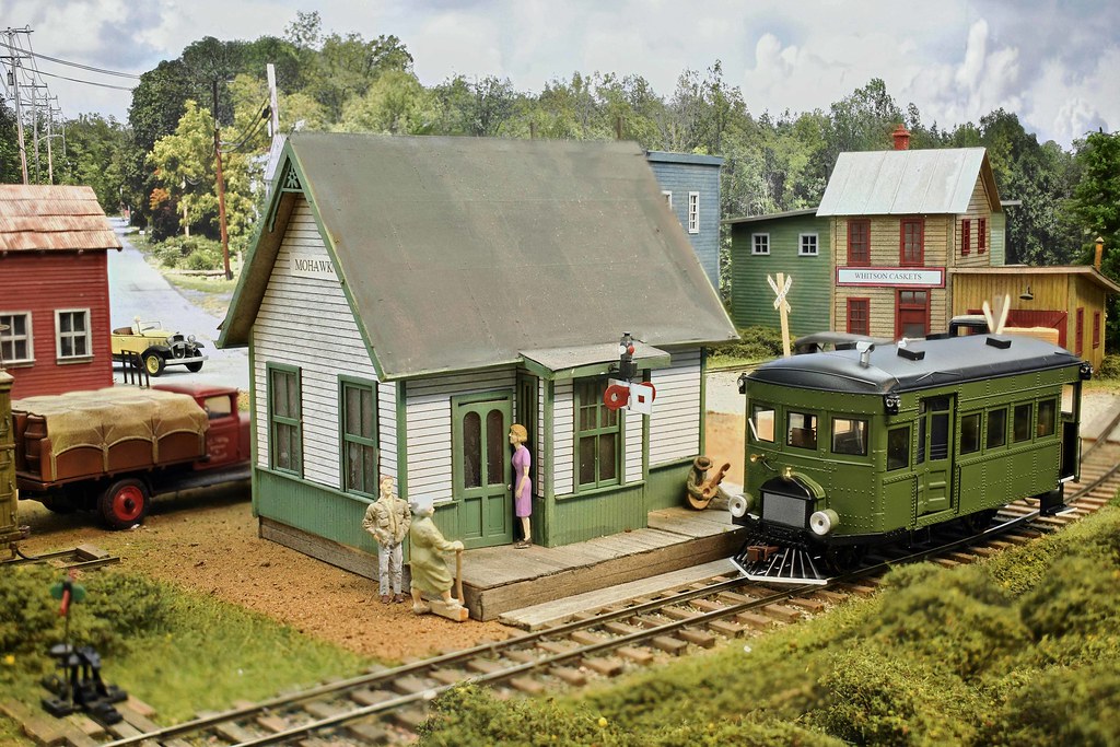 Mohawk Pickup D&B motor car stops at Mohawk to pickup some… Flickr