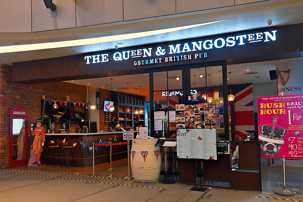 The Queen & Mangosteen British restaurant at VivoCity. Flickr