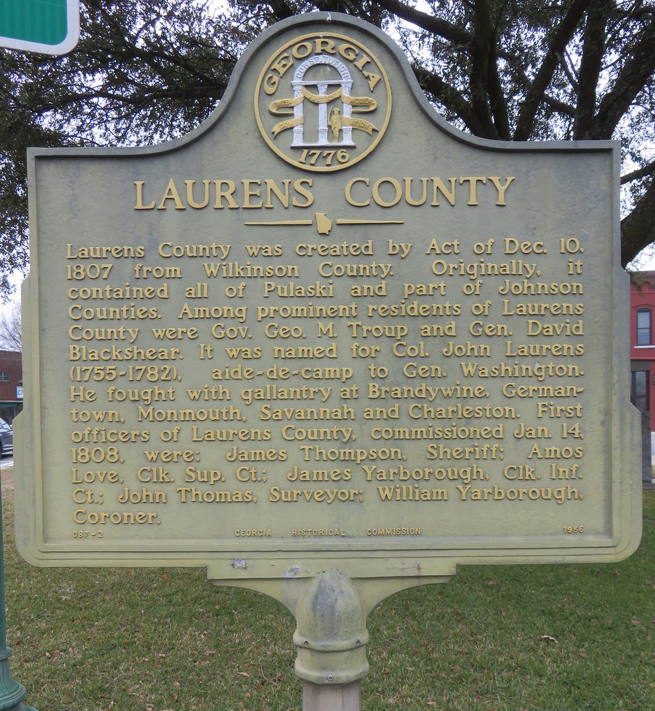 Laurens County Marker (Dublin, Located to the nor… Flickr