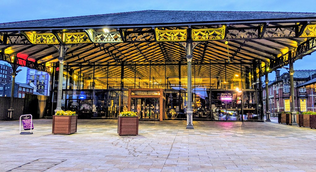 Preston Market in the evening Tony Worrall Photography Flickr