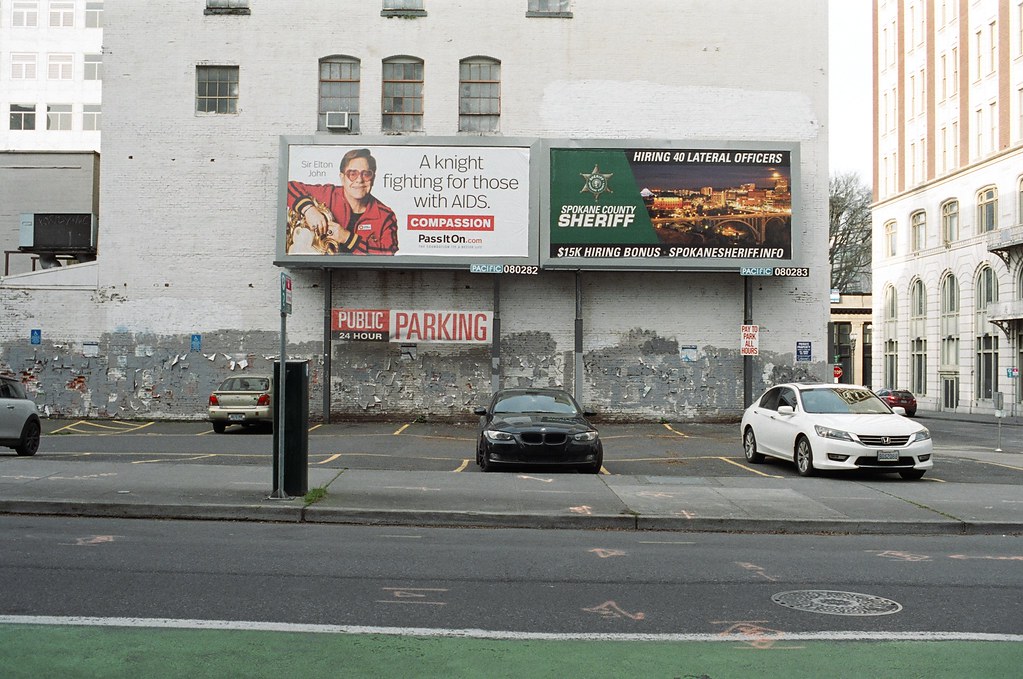 Portland billboards Portland, Oregon Spring 2021. Minolt… Flickr