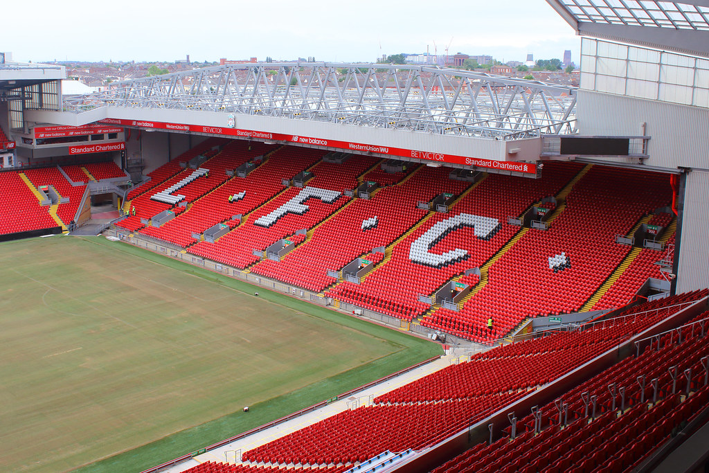 Anfield The Kop Stand Anfield is a football stadium in A… Flickr