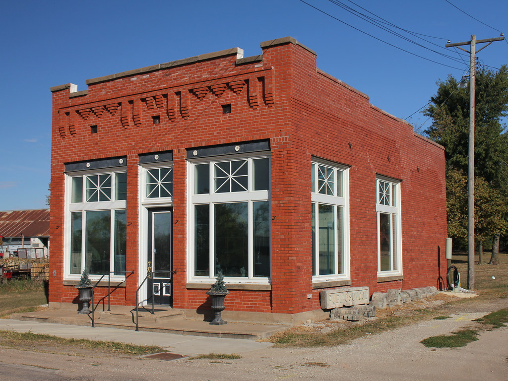 Barnes State Bank Building Barnes, KS Tom McLaughlin Flickr