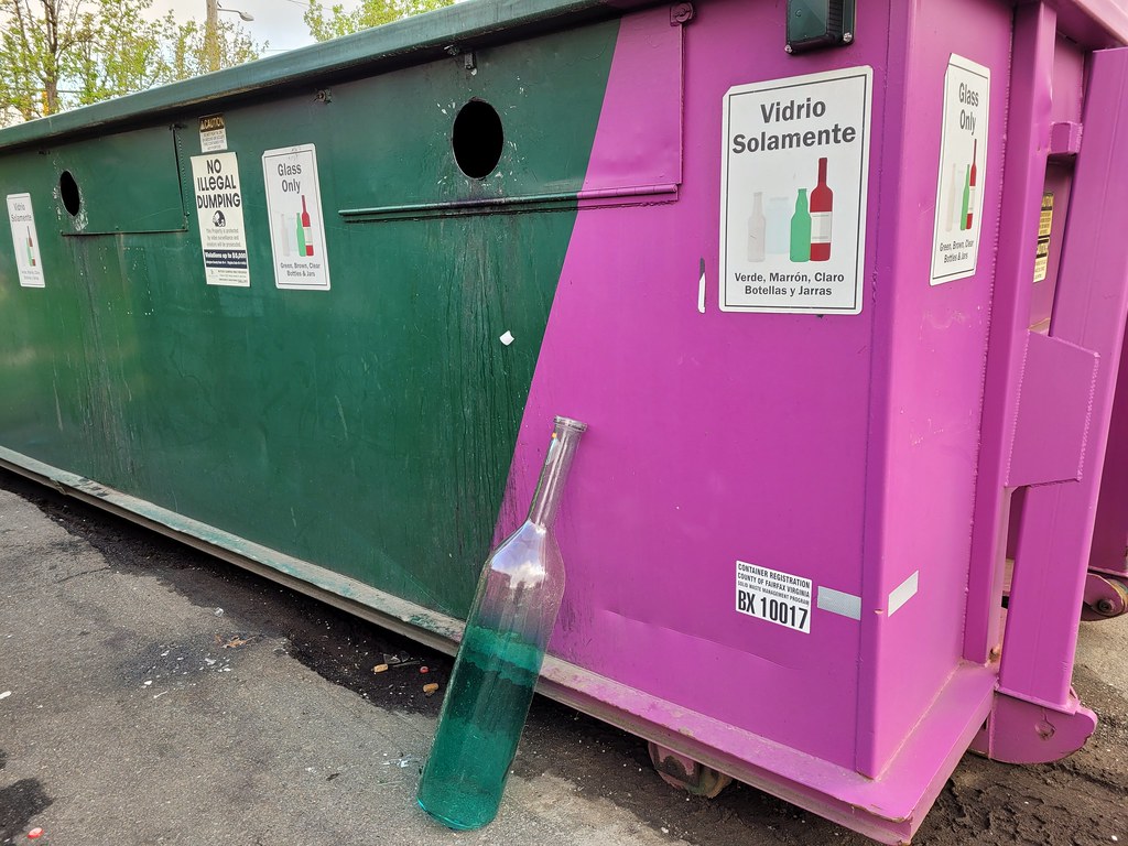 Big time glass recycling Arlington Department of Environmental Services Flickr