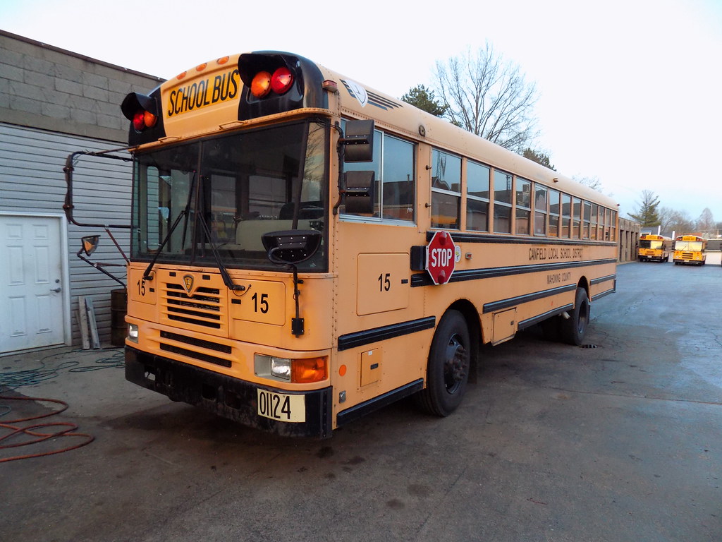Canfield Local School District 15 Bus lot Canfield, OH Flickr