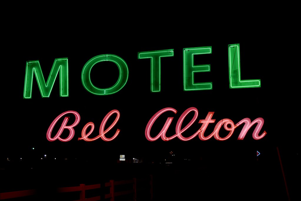 Neon signs at Bel Alton Motel [02] a photo on Flickriver