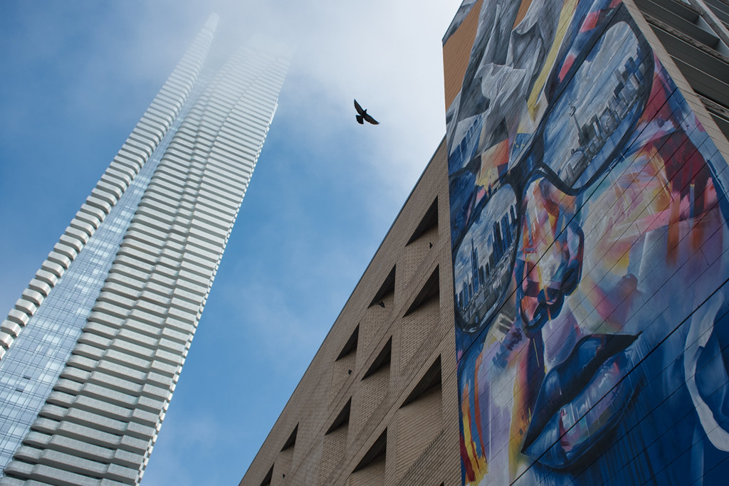 Toronto wall art, Yonge near Bloor Street Timothy Neesam Flickr
