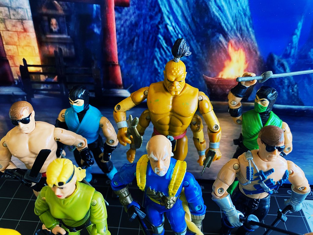 Gi Joe Hasbro Mortal Kombat figures 19931994 Kano Goro Sh… Flickr