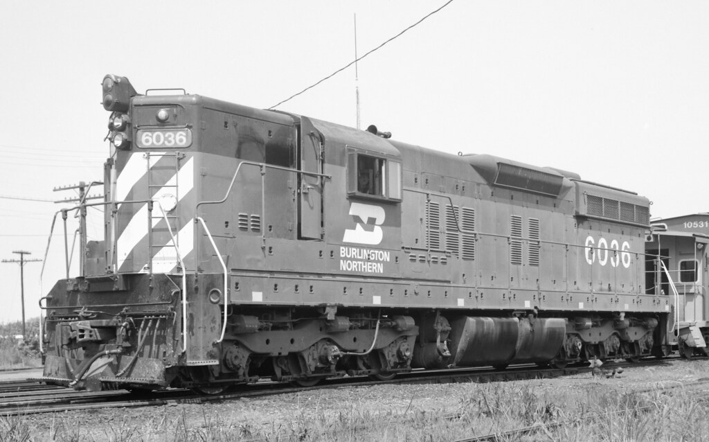 Burlington Northern EMD SD7 6036 Burlington Northern EMD S… Flickr