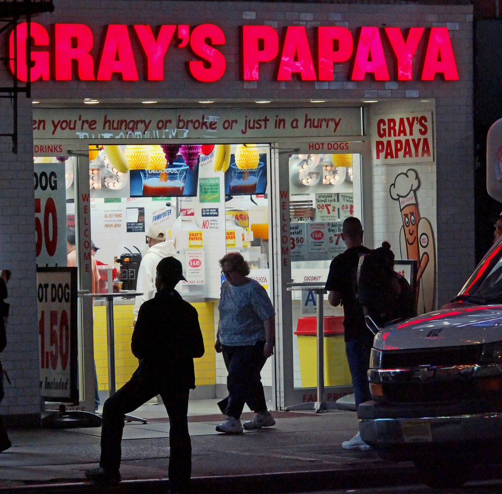 Gray's Papaya NYC SAM_4779 (EXPLORE) Gray's Papaya on 8th … Flickr