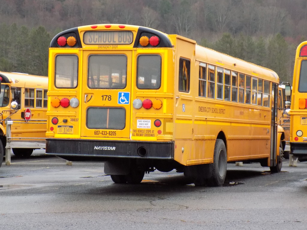 Oneonta City School District 178 Bus lot Oneonta, NY Flickr