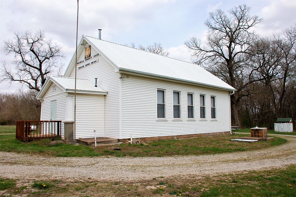 Kansas, Linn County, District 51 School; Richland Grange N… Flickr