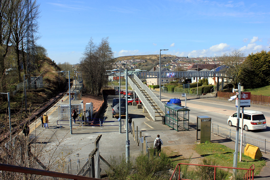 Smithston.Greenock. Branchton railway station. boneytongue Flickr