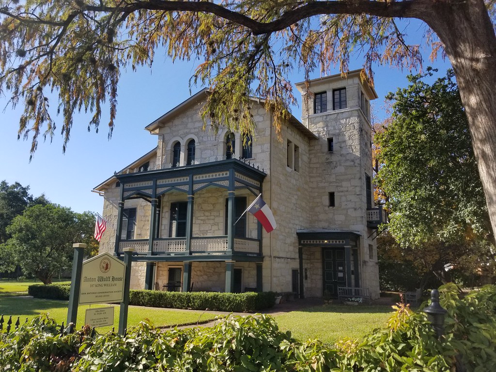 San Antonio, TX Anton Wulff House 107 King William St. Bui… Flickr