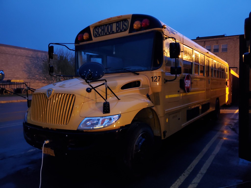 Harpursville Central School 127 Bus lot Harpursville, NY… Flickr