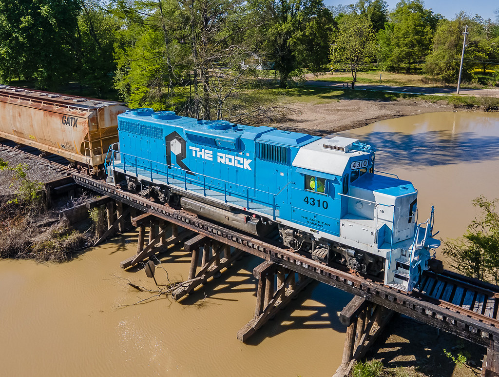 Rock Island Rail RILX 4310 (GP38) Tutwiler, Mississippi Flickr