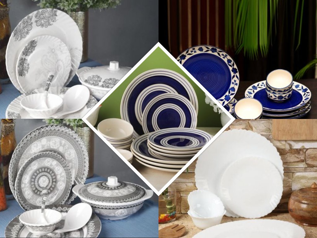 Buy Dinner Set Online in India Best Price Dinner Sets Up… Flickr