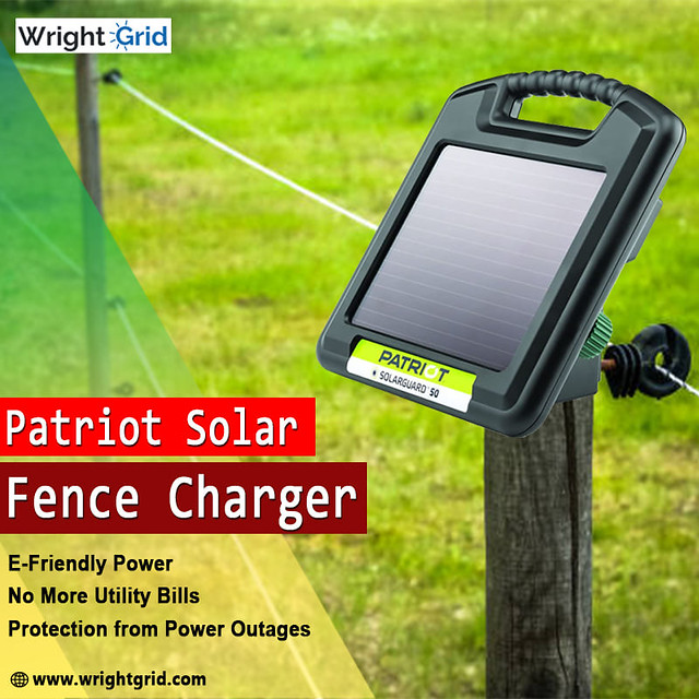 Solar Fence Charger Patriot SolarGuard 0.05 Joule, 50 Fenc… Flickr
